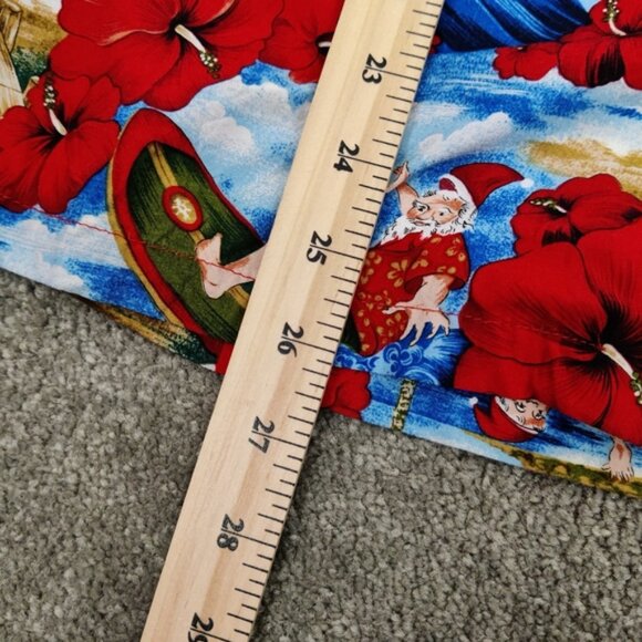 Kalaheo Men's Button Down Hawaiian Shirt Size Medium Christmas Tropical Holidays - Picture 9 of 10